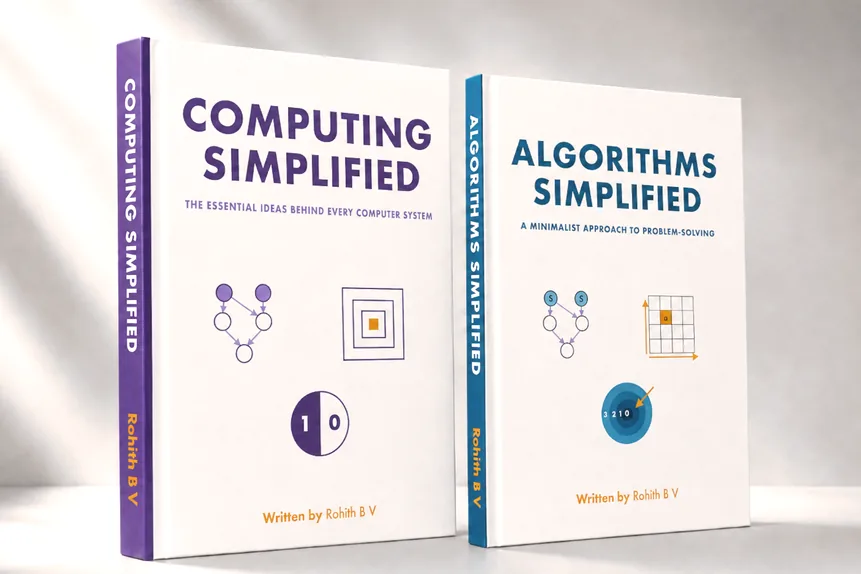 Algorithms Simplified and Computing Simplified as full-colour hardcovers